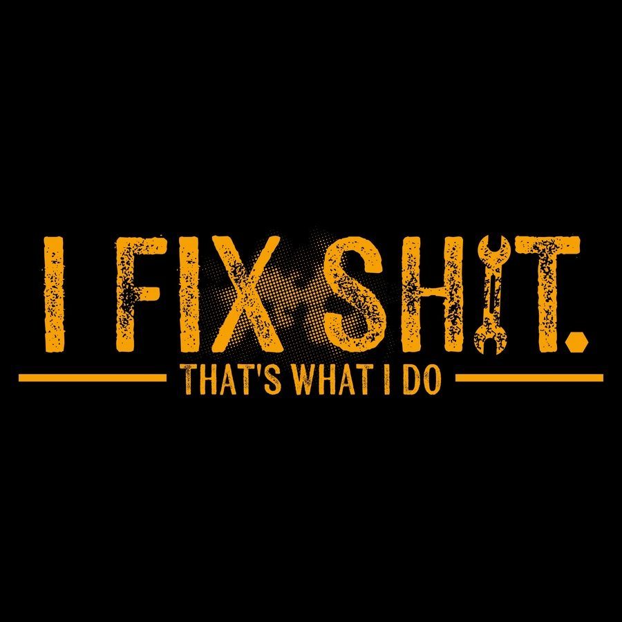 I Fix Sh*t Long Sleeve - Black - Image 2