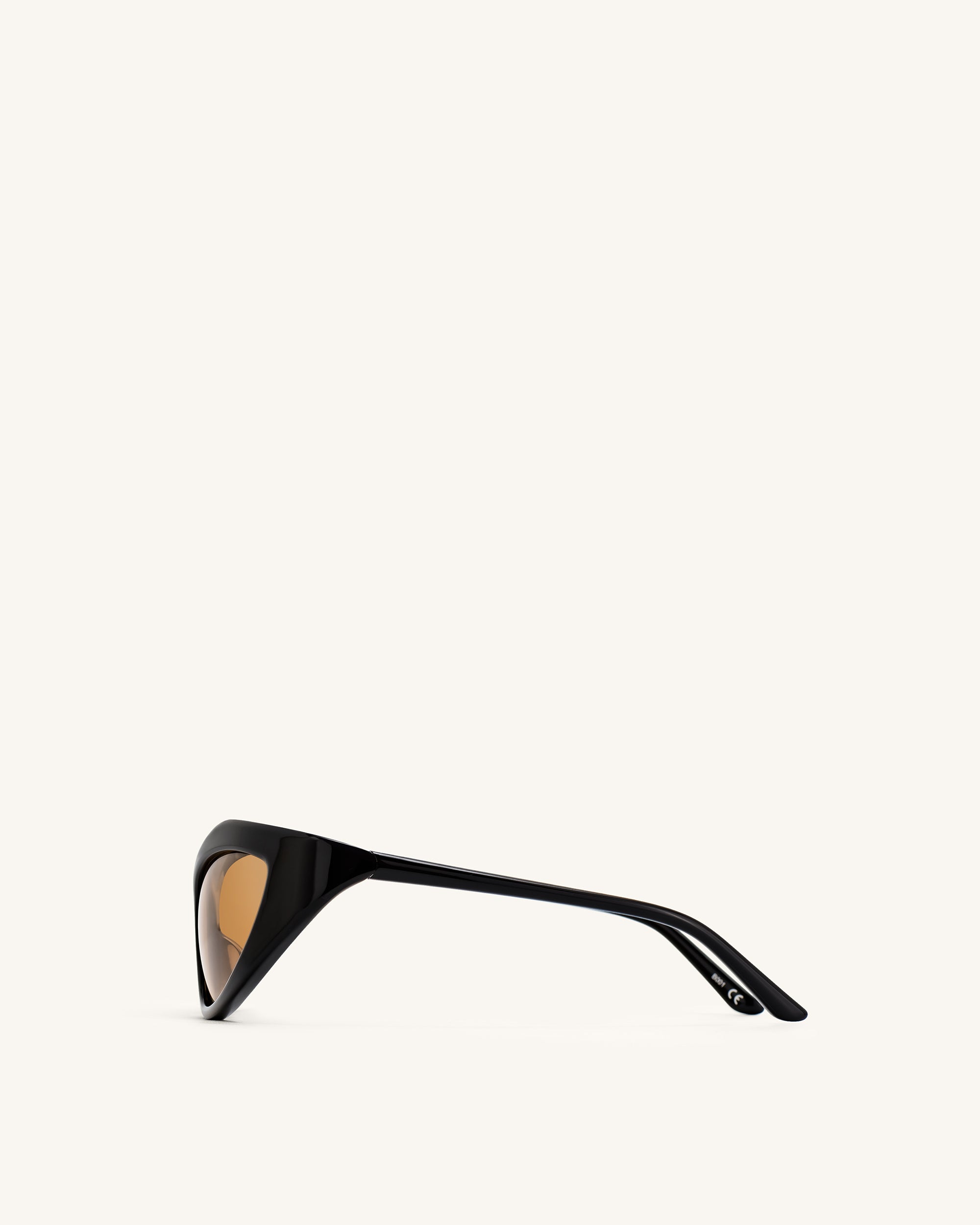 Clarissa Cateye Sunglasses - Black - Image 4