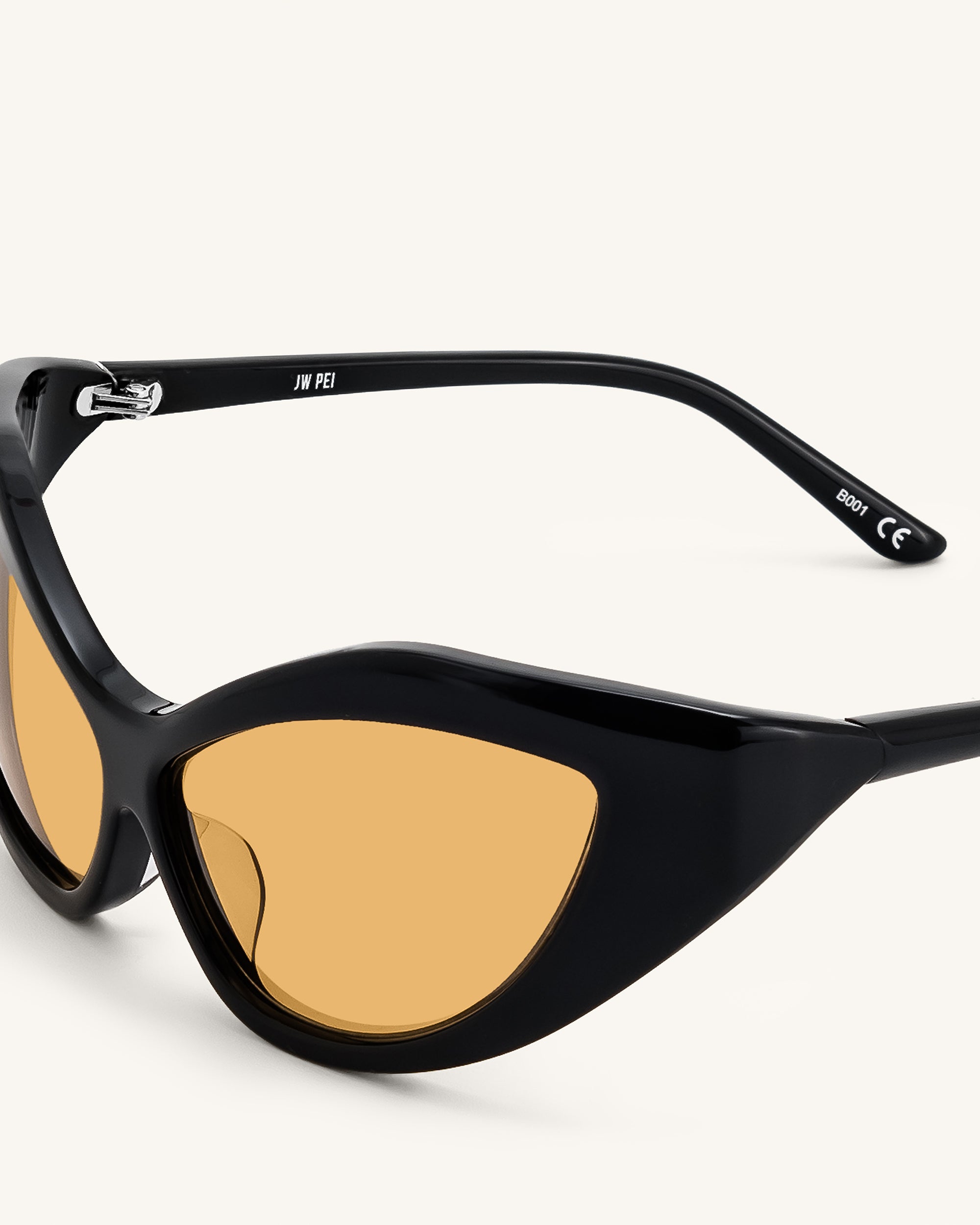 Clarissa Cateye Sunglasses - Black - Image 5