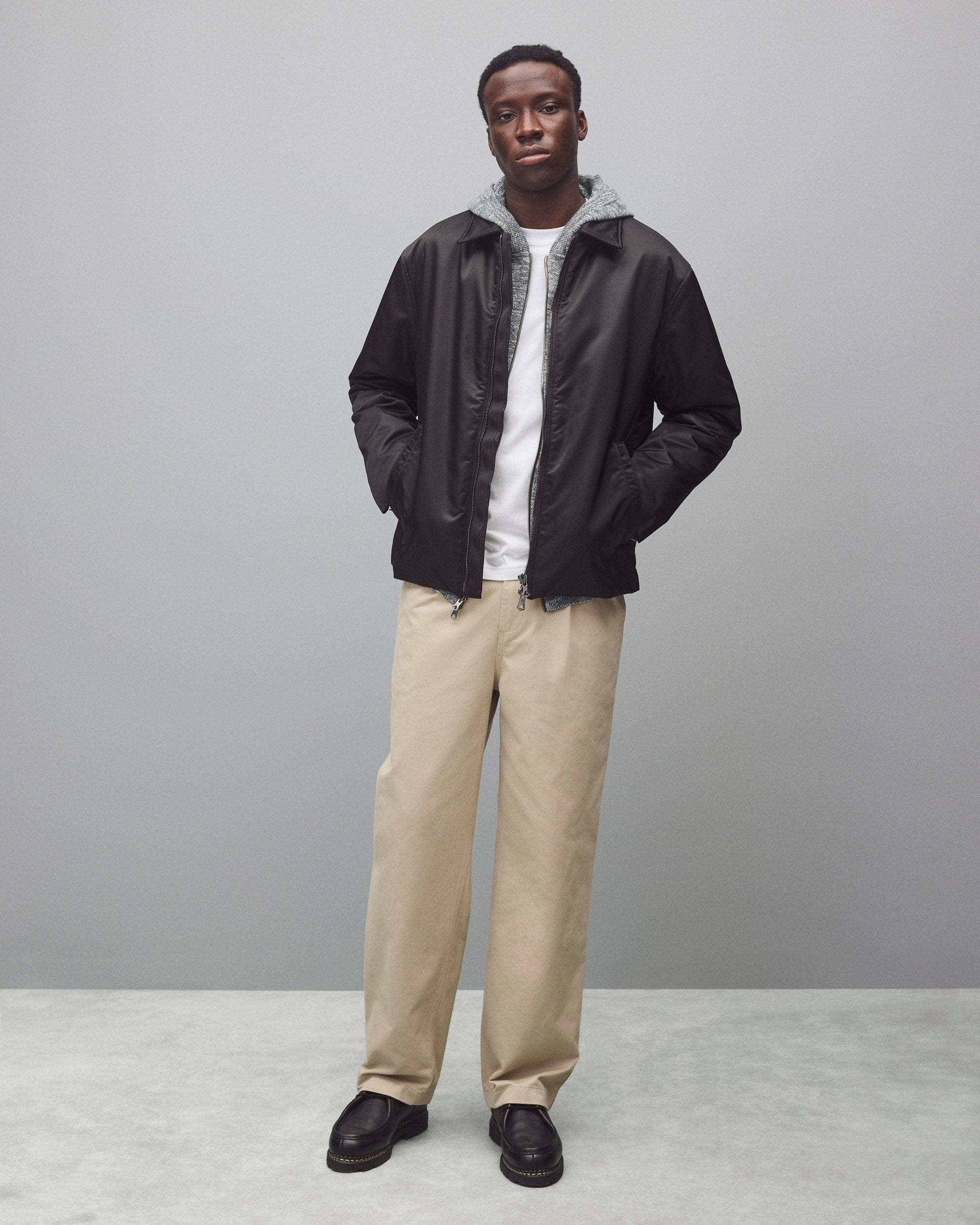 Nylon Twill Deck Jacket - Image 3