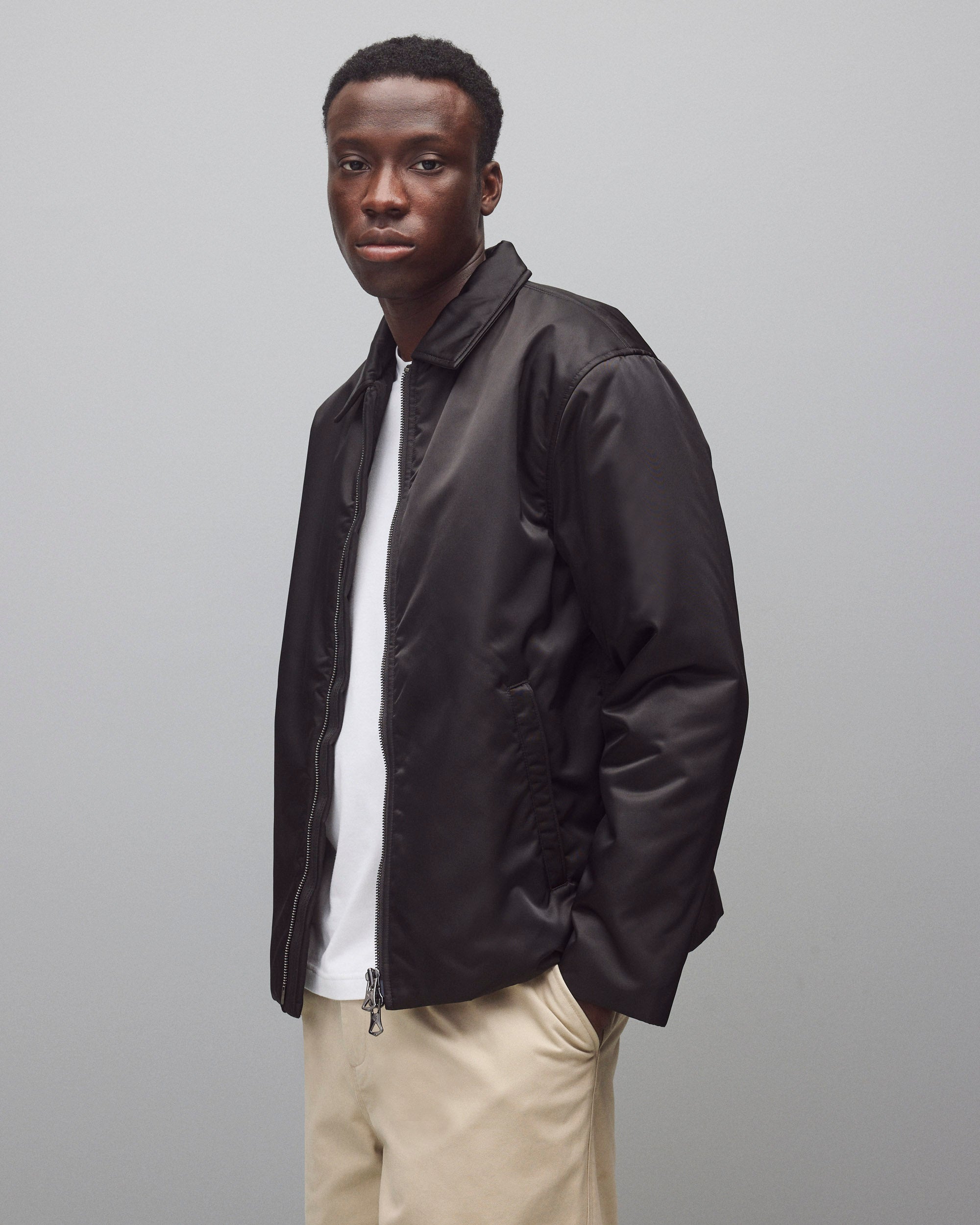 Nylon Twill Deck Jacket - Image 4