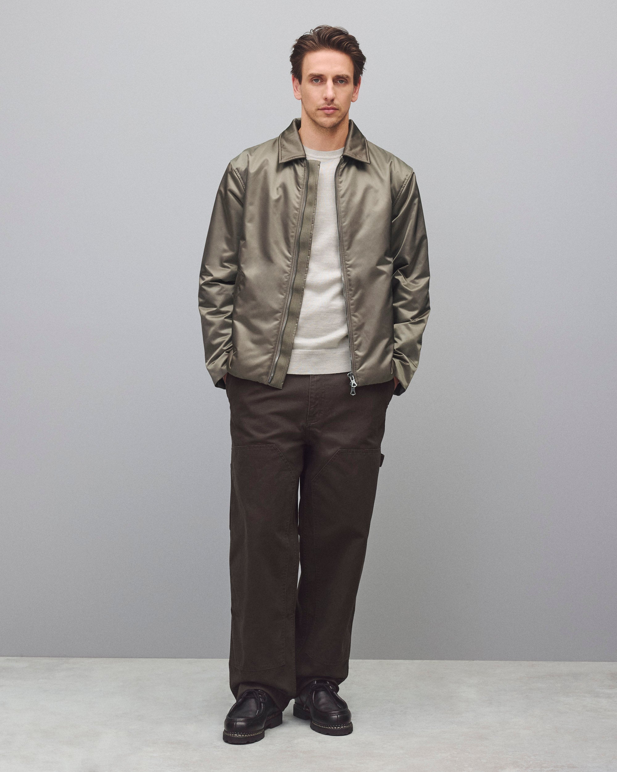 Nylon Twill Deck Jacket - Image 3