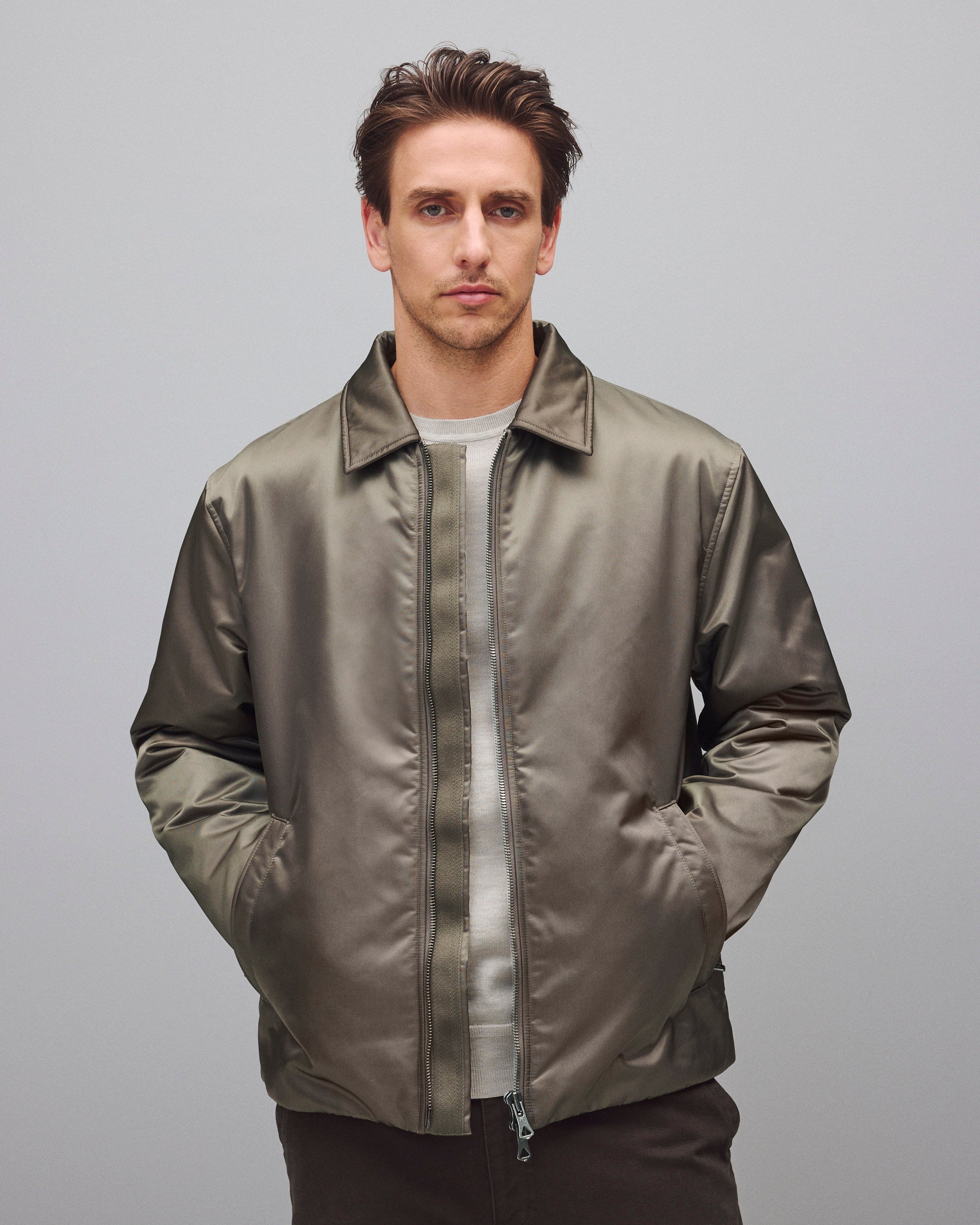 Nylon Twill Deck Jacket - Image 2