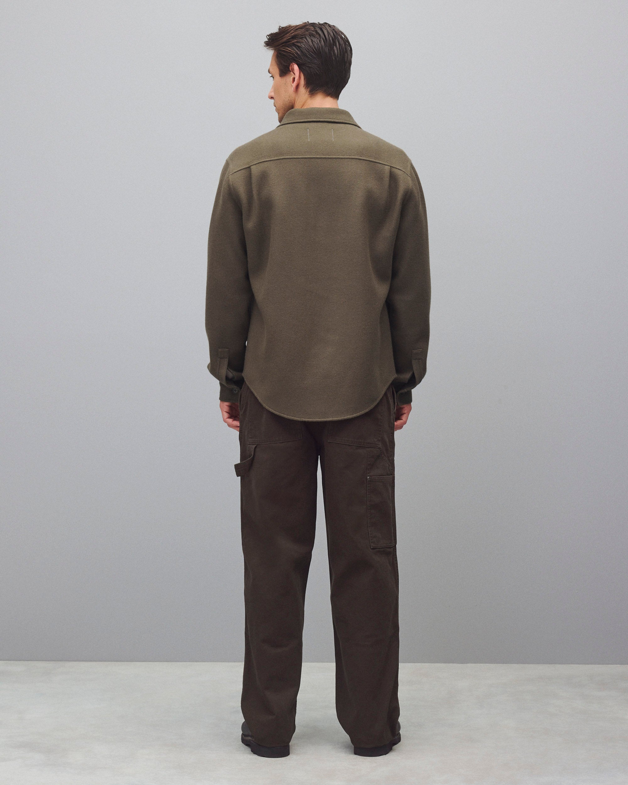 Cotton Canvas Relaxed Double Knee Pant - Image 5