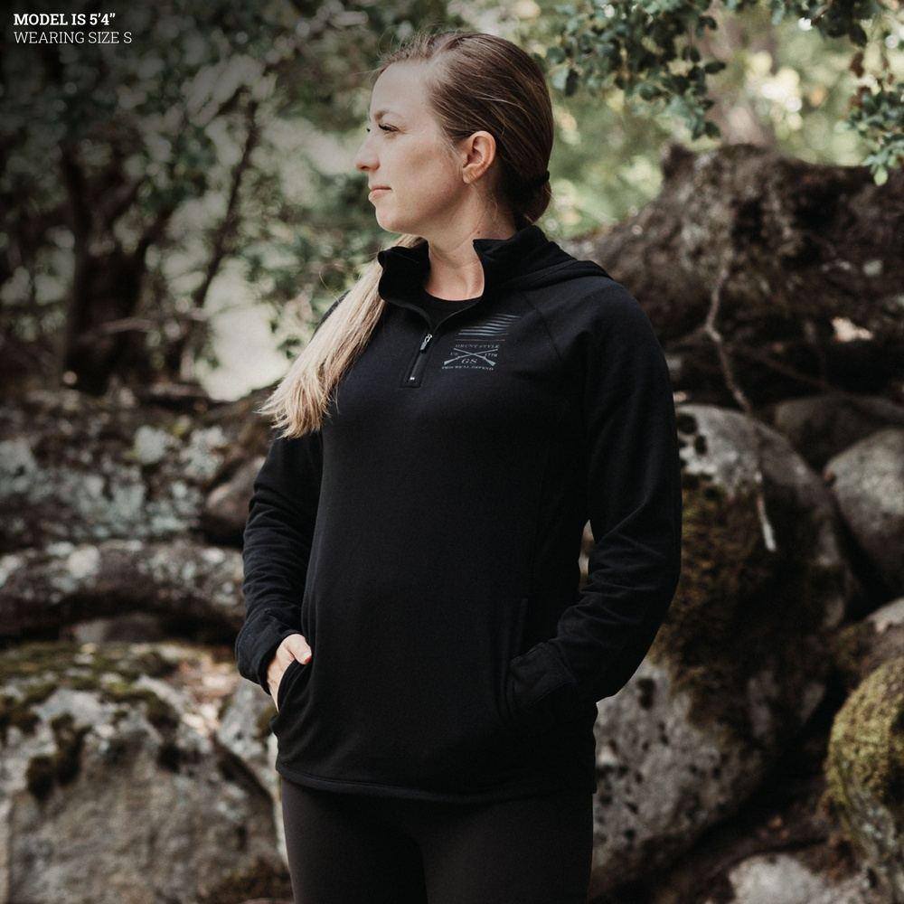 Women's Firewatch Hoodie - Black - Image 4