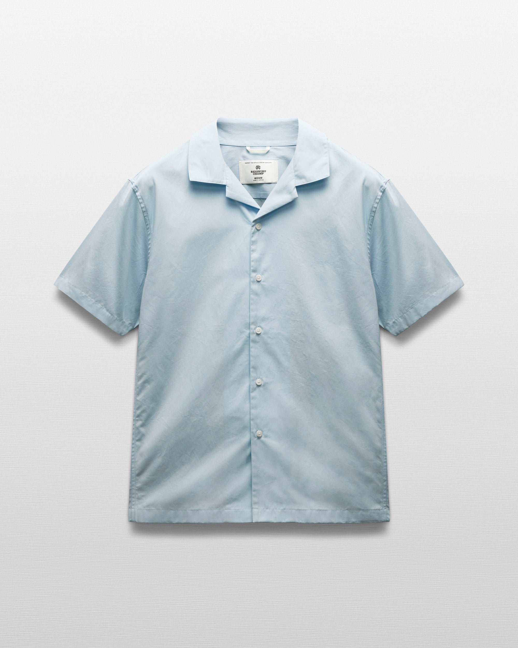 Cotton Poplin Palermo Relaxed Camp Shirt - Image 7