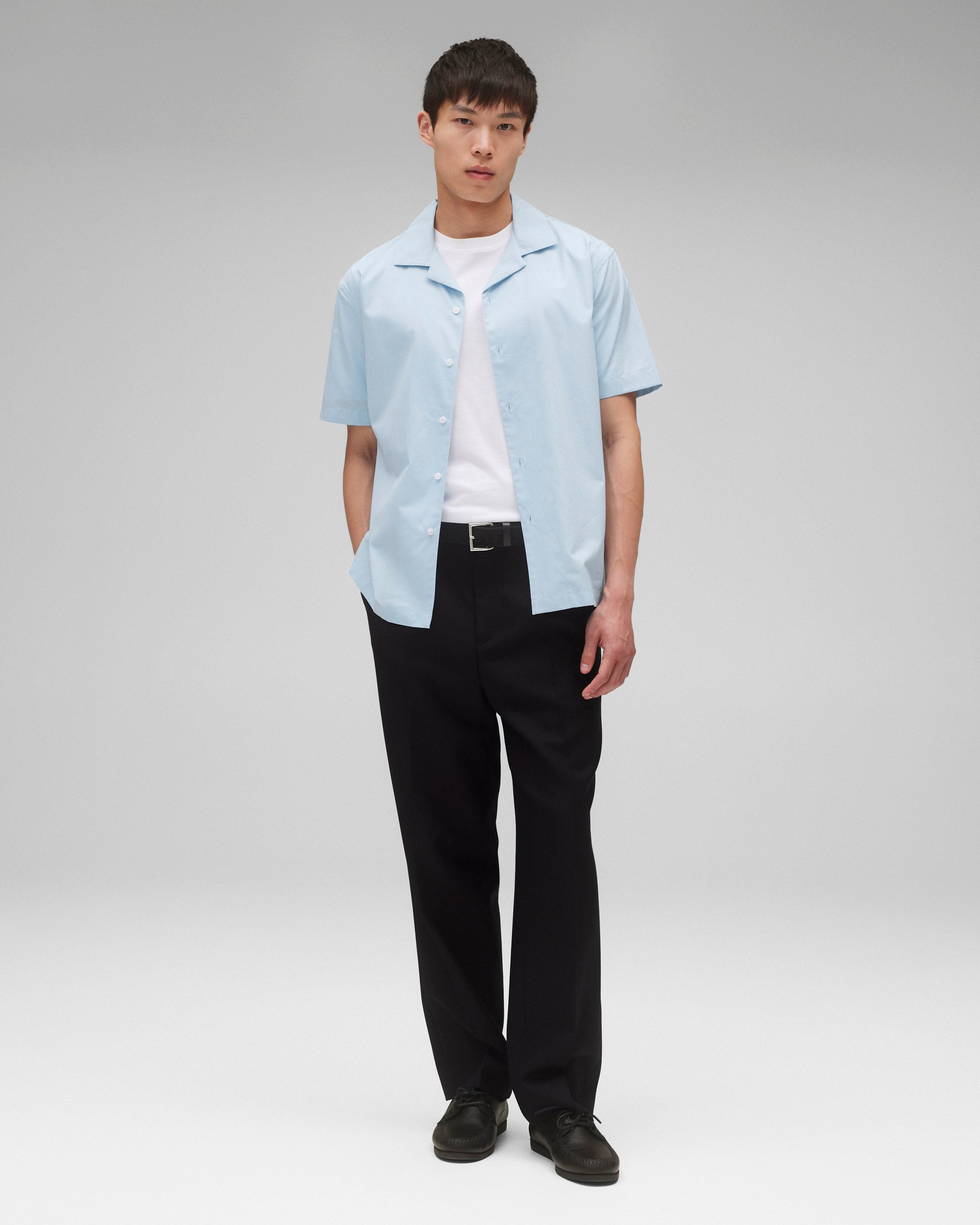 Cotton Poplin Palermo Relaxed Camp Shirt - Image 3