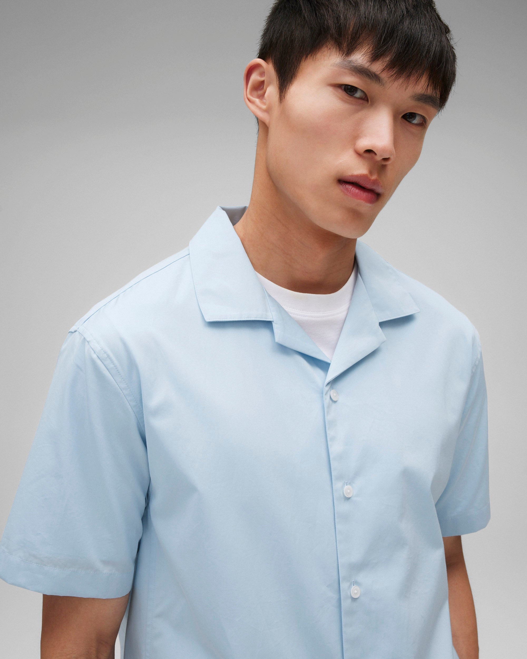 Cotton Poplin Palermo Relaxed Camp Shirt - Image 6