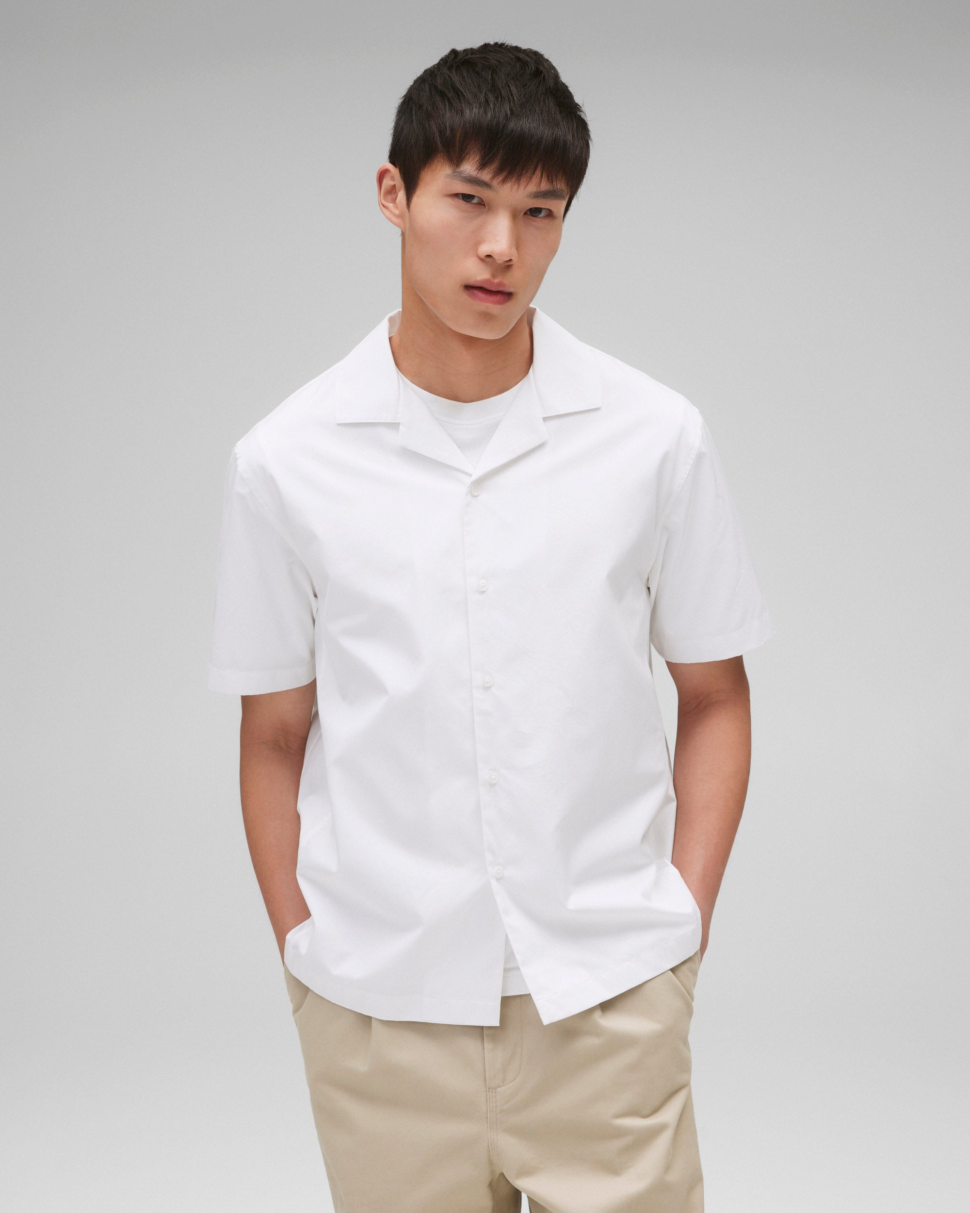 Cotton Poplin Palermo Relaxed Camp Shirt - Image 2