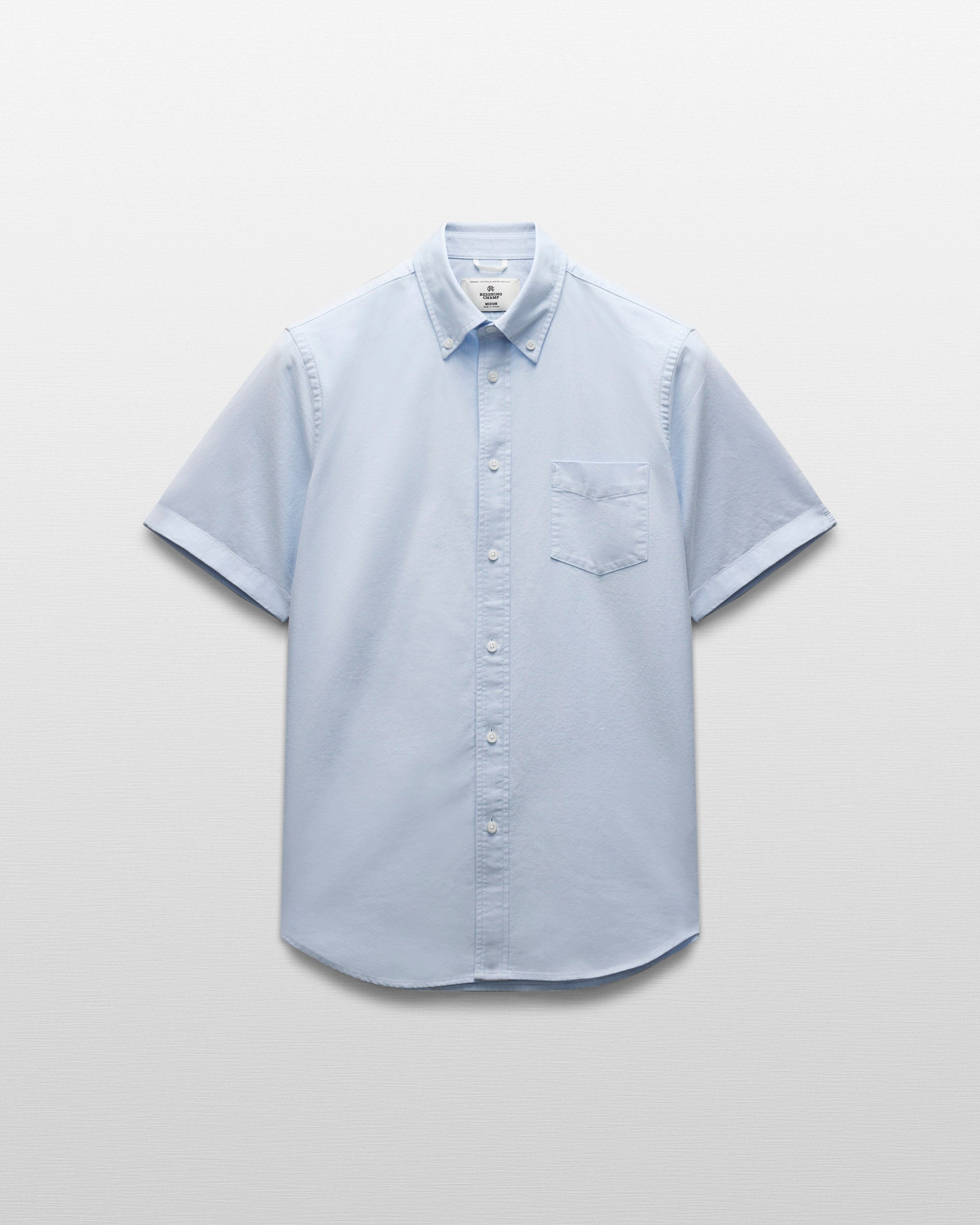 Cotton Oxford Prep Standard Short Sleeve Shirt - Image 7