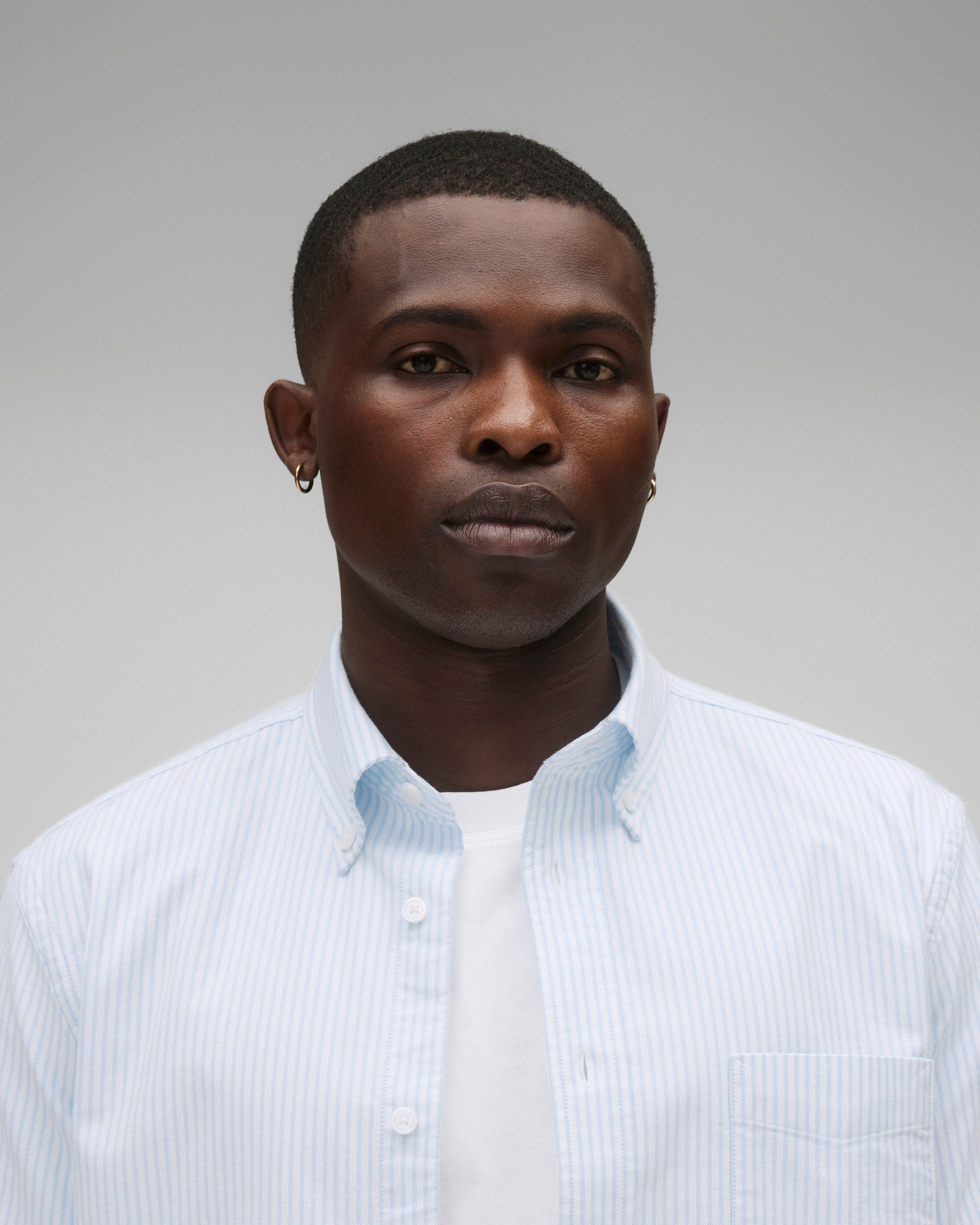 Cotton Oxford Prep Standard Short Sleeve Shirt - Image 6