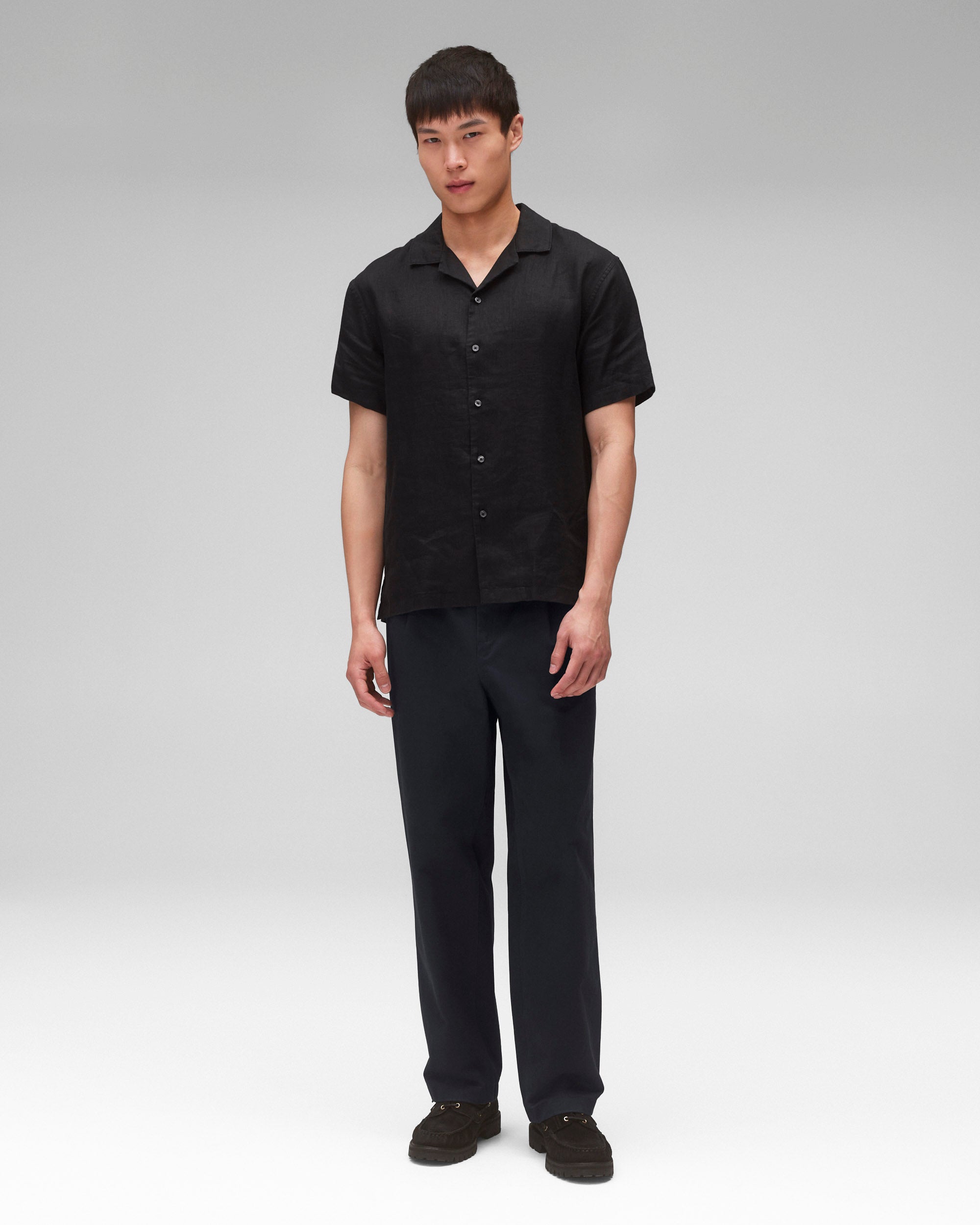 Linen Retreat Relaxed Camp Shirt - Image 3