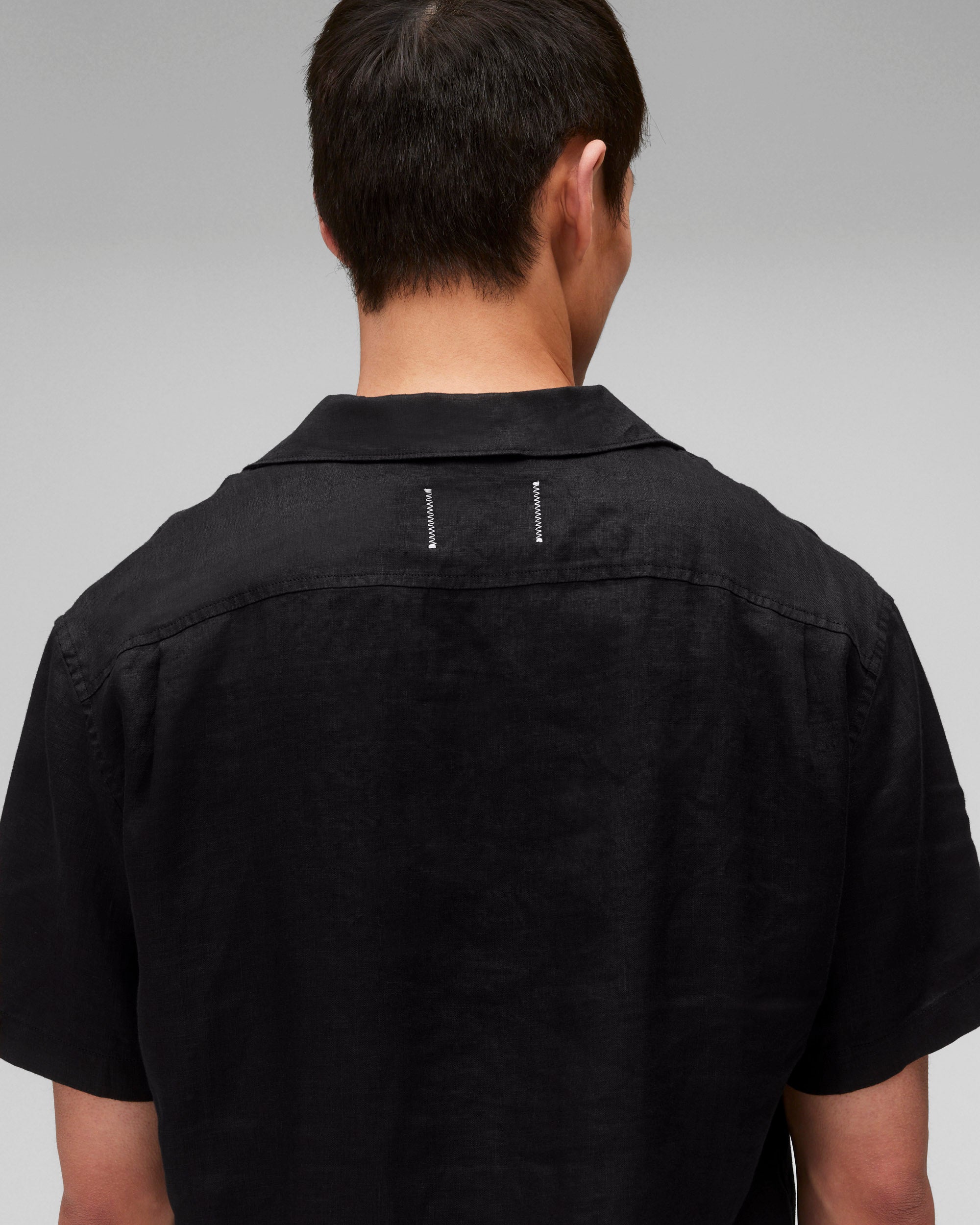 Linen Retreat Relaxed Camp Shirt - Image 6