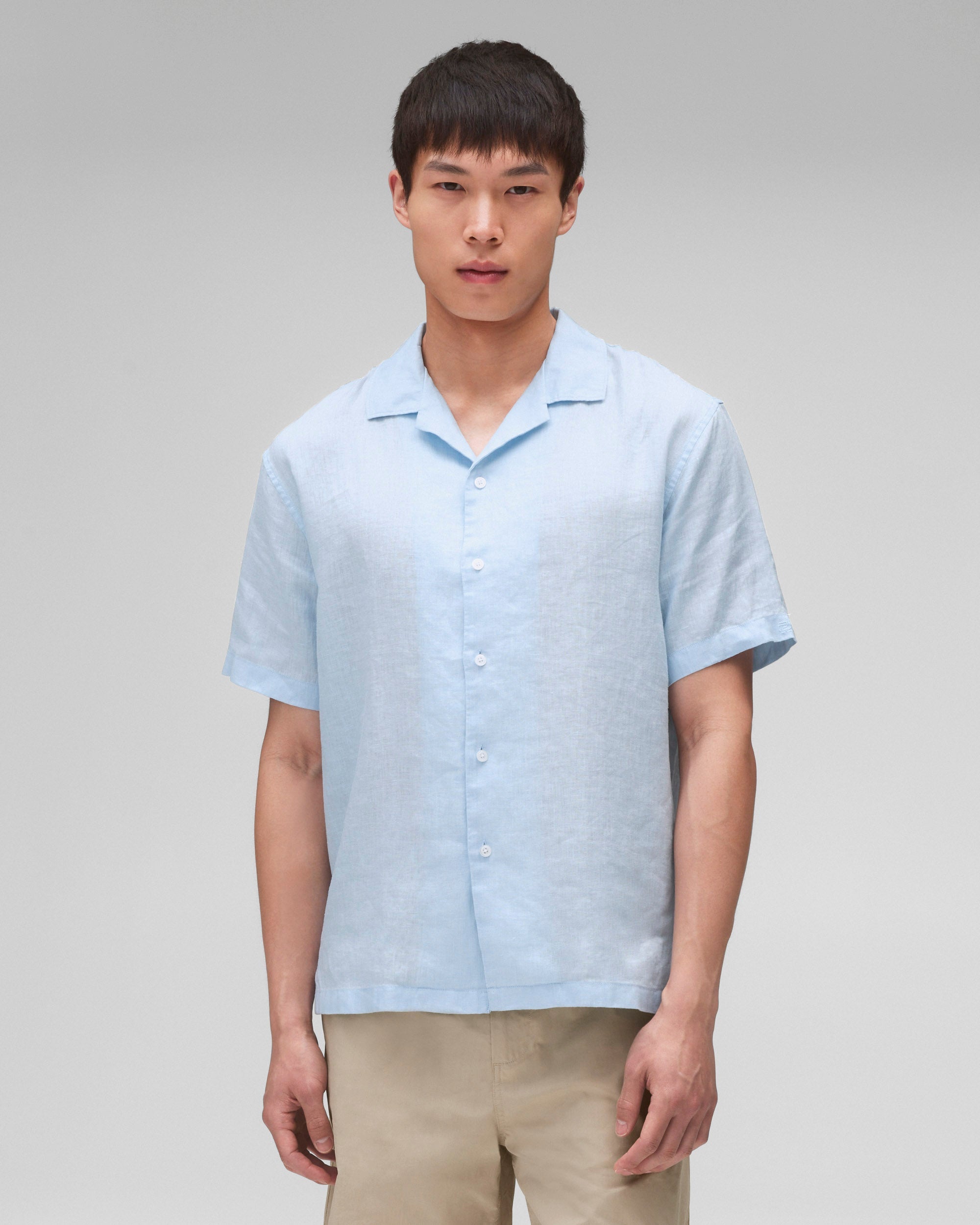 Linen Retreat Relaxed Camp Shirt - Image 2