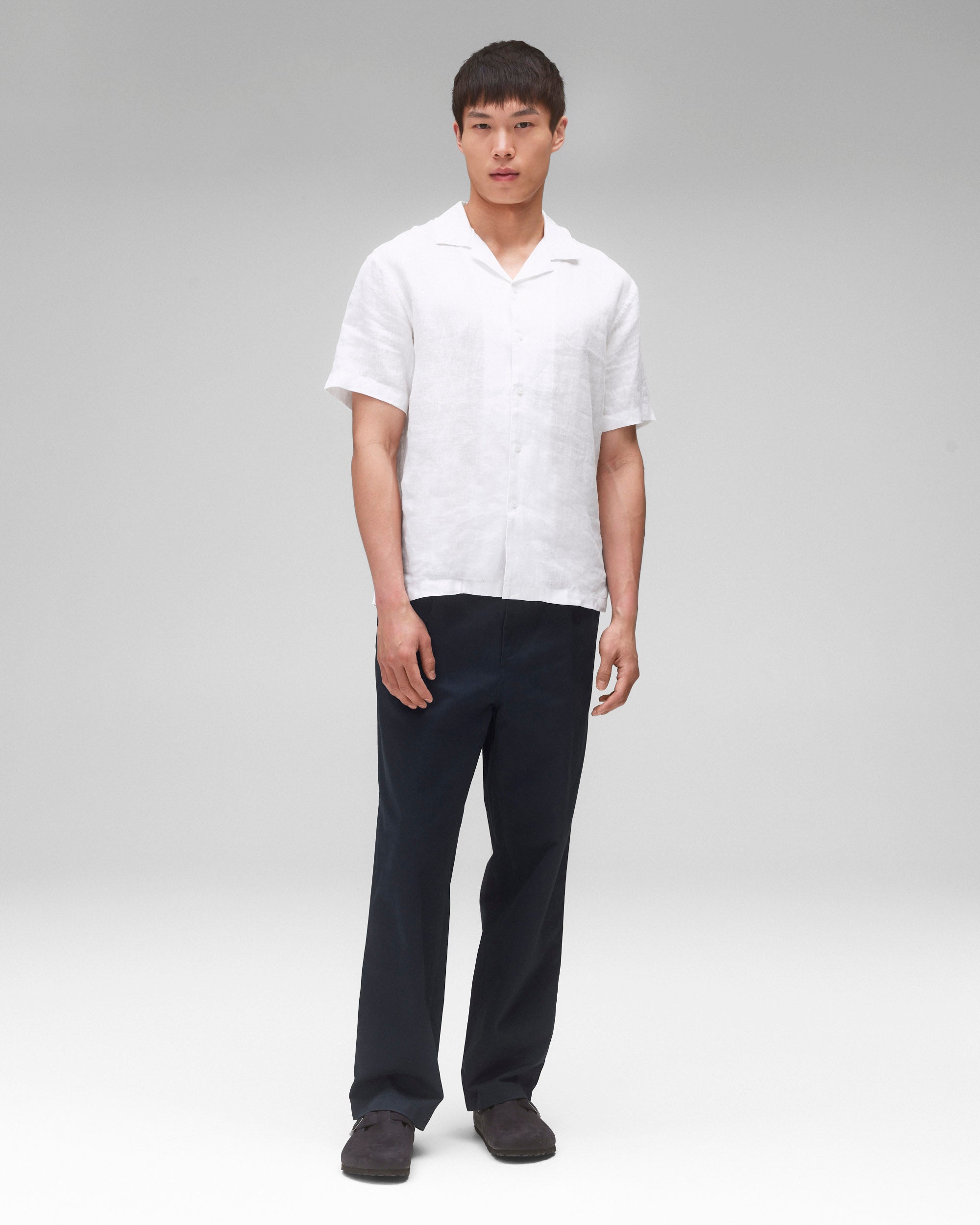 Linen Retreat Relaxed Camp Shirt - Image 3