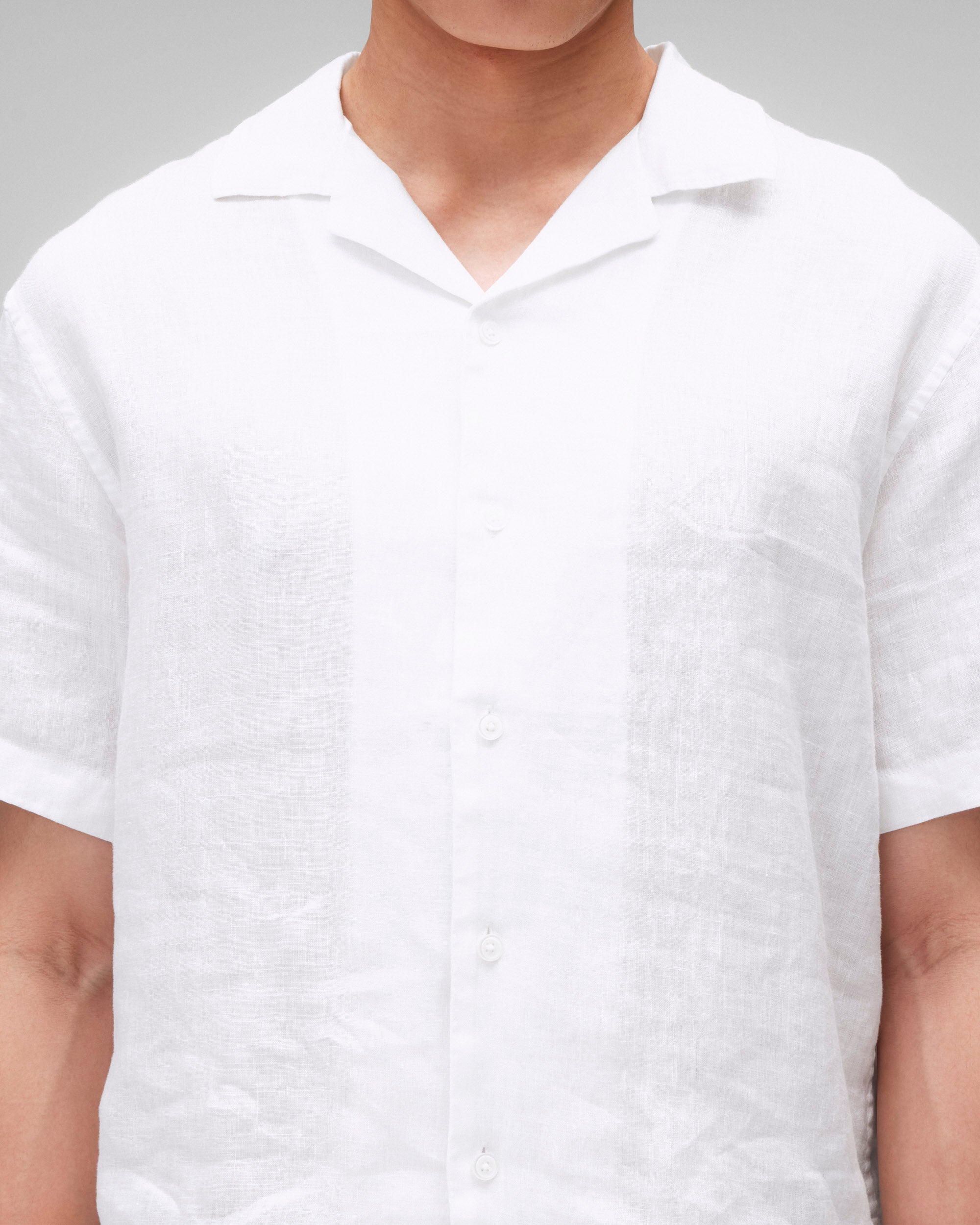 Linen Retreat Relaxed Camp Shirt - Image 6